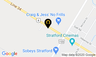 Photo Finish Icing Sheets & Custom Cakes in Stratford map