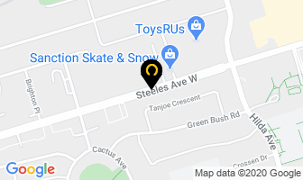 Physio Group in Thornhill map