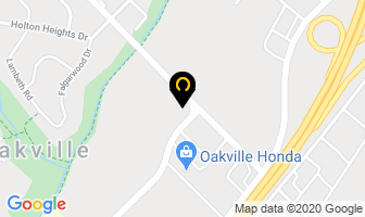 Physiomed Oakville in Burlington map