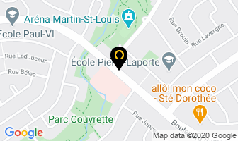 Phyto C&ecirc;dre Spa in Laval map