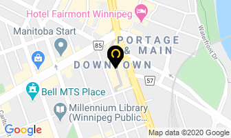 Pi Financial Corp in Winnipeg map