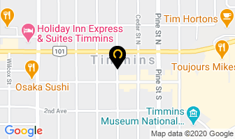 Pianoforte Music Studio in Timmins map