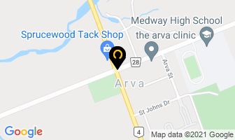 Picard Peanuts Ltd in Arva map
