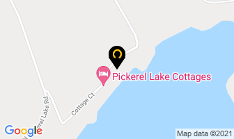 Pickerel Lake Cottages in Burk's Falls map