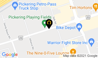 Pickering Professional Firefighthers Association Chief's Ofc in Pickering map