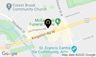 Pickering Village Dental in Ajax map