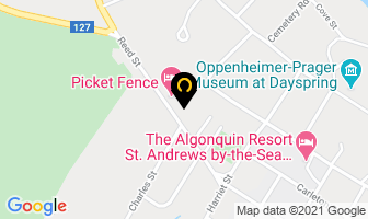 Picket Fence Motel in Saint Andrews map