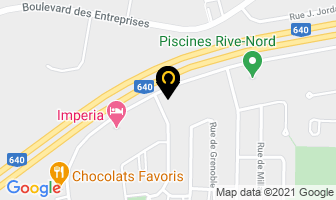 Pi&egrave;ces D'auto Lacroix Inc. in Terrace map