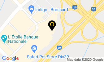 Pier 1 Imports Quartier Dix30 in Brossard map