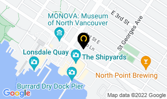 Pier Dental Centre in North Vancouver map