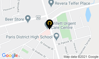 Piercy Mark Dr in Brantford map