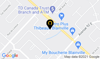 Pierre Collin Ferblantier Inc in Blainville map