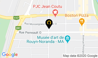 Pierre Lacasse Cirp-Syndic in Rouyn-Noranda map
