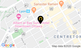 Pierre R. Lavigne Avocat in Ottawa map