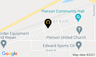 Pierson Library in Pierson map