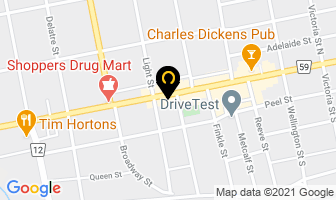 Pilot Insurance in Woodstock map