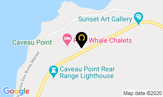 Pilot Whale Chalets in Chéticamp map