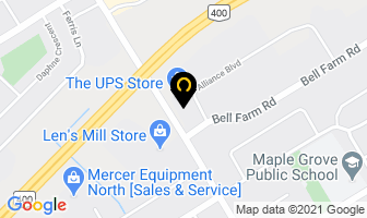 Pin Point Court Services in Barrie map
