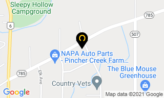 Pincher Creek Collision Ltd in Pincher Creek map