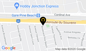 Pine Beach Market Grocery in Dorval map