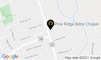 Pine Ridge Bible Chapel in Selkirk map