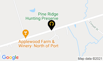 Pine Ridge Hunting Preserve in Seagrave map