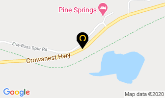 Pine Springs Motel in Salmon Arm map