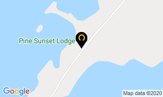 Pine Sunset Lodge in Kenora, Unorganized map