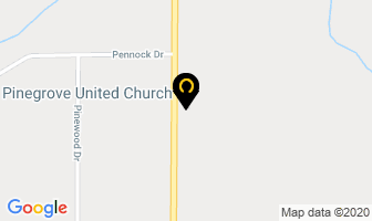 Pinegrove United Church in Thunder Bay District map