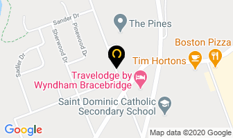 Pines Long Term Care Home in Bracebridge map