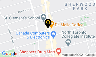 Pinto Gold in Orillia map