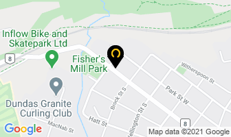 Pioneer Waterproofing in Hamilton map