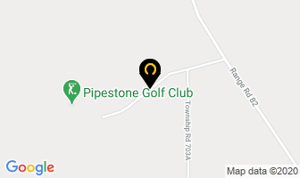 Pipestone Golf Club in Wembley map