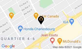Piscine Jacques Vaillancourt Inc in Charlesbourg map