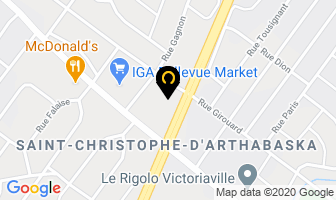 Piscines Classic in Victoriaville map