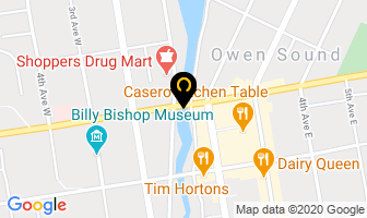 Pita Place in Owen Sound map
