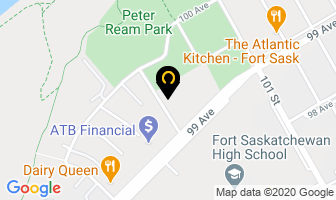 Pizza 73 in Fort Saskatchewan map