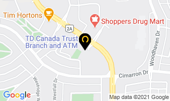Pizza 73 in North York map