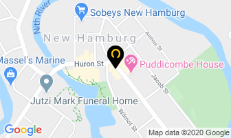 Pizza Arca in New Hamburg map