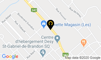 Pizza Barbas in Saint-Gabriel-de-Brandon map