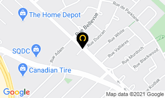 Pizza Bonheur in Brossard map