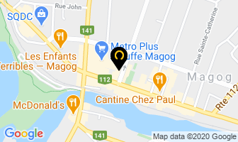 Pizza Du Monde in Magog map