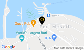 Pizza Express & Submarine in Port Mcneill map