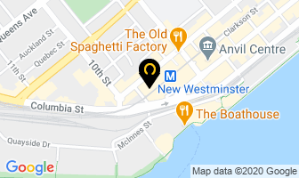 Pizza Garden in New Westminster map