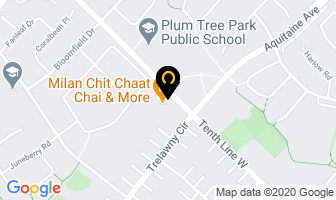 Pizza Hot Pizza in Mississauga map