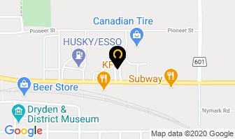 Pizza Hut in Dryden map