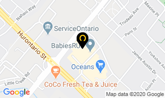 Pizza Hut in Mississauga map