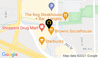 Pizza Hut in Langley map
