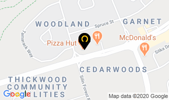 Pizza Hut in Fort McMurray map