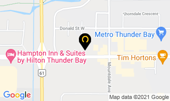 Pizza Hut in Thunder Bay map